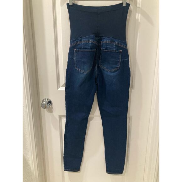 9th & Main Maternity Blue Skinny Jeans Size Medium - Picture 2 of 8